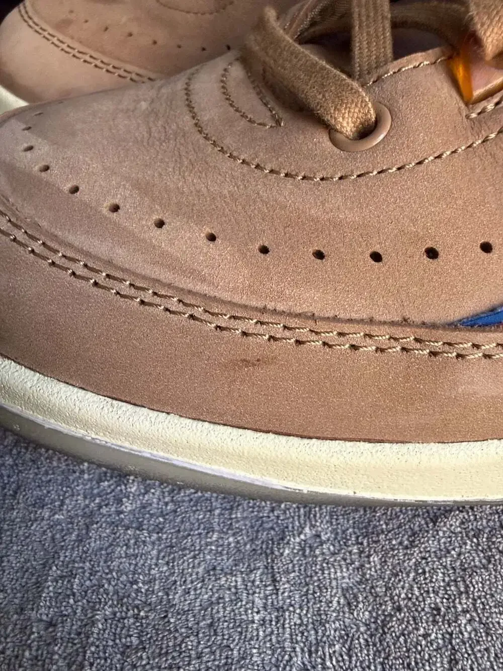 Two 18 x Nike Air Jordan 2 Retro Low SP 'Rocky Tan' DV7129-222